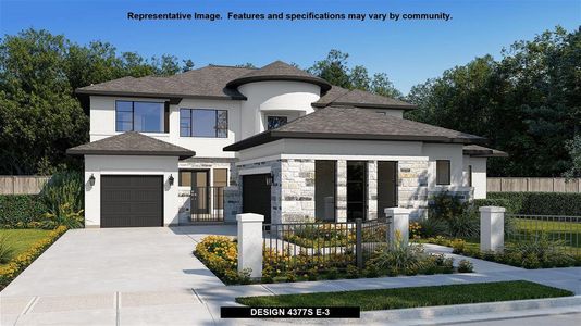 New construction Single-Family house Design 4377S, 1105 Joe Carson Drive, Leander, TX 78641 - photo