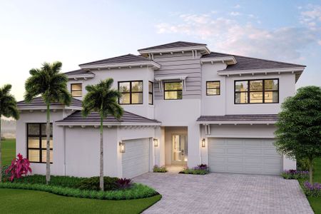 New construction Single-Family house 12887 Crane Crossing, Palm Beach Gardens, FL 33412 Zenith- photo 0