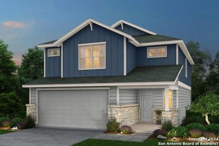 New construction Single-Family house 11707 Grey Fox, San Antonio, TX 78254 Lincoln- photo 0