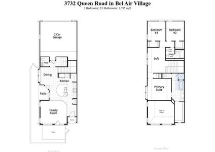 New construction Townhouse house 3732 Queen Road, Sherman, TX 75090 Ansley Plan- photo 1 1