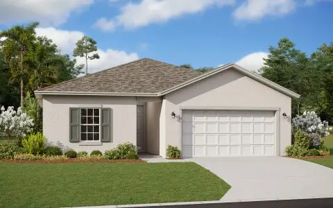 New construction Single-Family house 492 Silver Palm Drive, Haines City, FL 33844 - photo 0