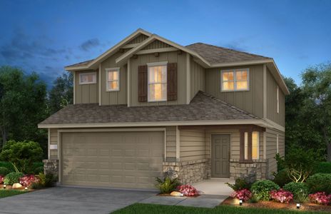 New construction Single-Family house Lincoln, 513 Exploration Circle, Liberty Hill, TX 78642 - photo