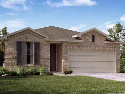 New construction Single-Family house 25831 Marigold Oaks, Boerne, TX 78006 The Rio Grande (3010)- photo 0