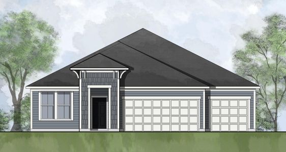 New construction Single-Family house Grayton II, Autumn Garden Drive, Jacksonville, FL 32223 - photo