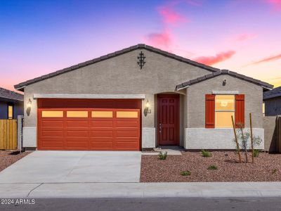 New construction Single-Family house 35320 W Cartegna Lane, Maricopa, AZ 85138 Leslie- photo 0 0