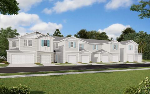 New construction Townhouse house 180 Brandon Lakes Drive, Saint Augustine, FL 32092 - photo 4 4