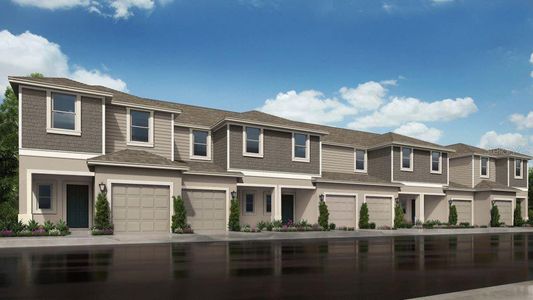 New construction Townhouse house 4890 Spangle Drive, Saint Cloud, FL 34769 Marigold- photo 0