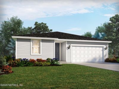 New construction Single-Family house 3495 Bella Sera Lane, Green Cove Springs, FL 32043 Foxglove- photo 0