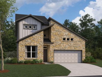 New construction Single-Family house 905 Corvallis Drive, Leander, TX 78641 Dexter- photo 0