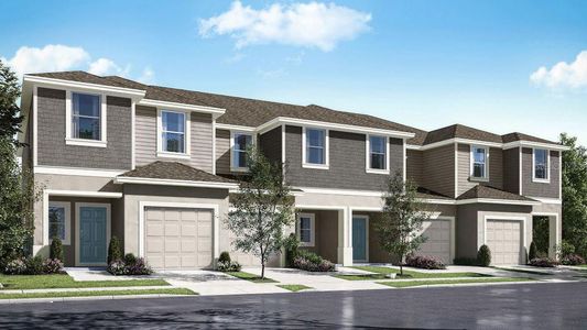 New construction Townhouse house 4970 Spangle Drive, Saint Cloud, FL 34769 Marigold- photo 0 0