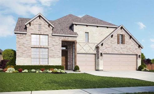 New construction Single-Family house 11711 St Augustine Drive, Mont Belvieu, TX 77535 Villanova- photo 0