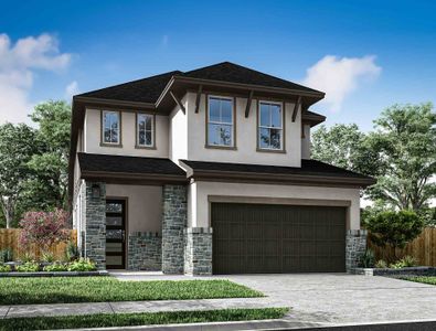 New construction Single-Family house 17634 Carnation Glen Drive, Richmond, TX 77407 Kingfisher- photo 0 0