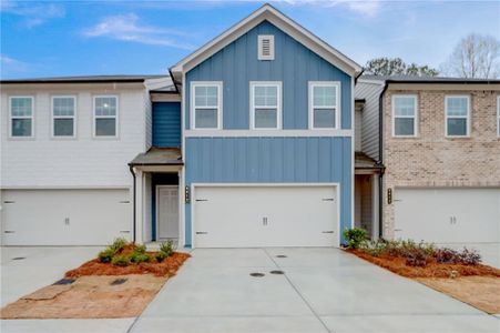 New construction Townhouse house 5136 Arista Drive, Douglasville, GA 30135 Marigold Homeplan- photo 0