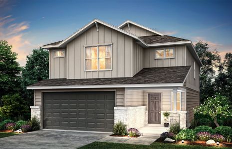New construction Single-Family house 737 Heartseed Ave, New Braunfels, TX 78130 Coolidge- photo 0