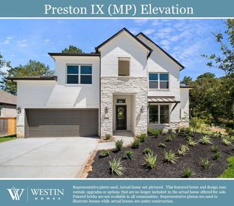 New construction Single-Family house 210 Butterfly Orchid Court, Willis, TX 77318 The Preston IX - photo 0 0