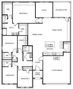 D.R. Horton's Holden floorplan - All Home and community information, including pricing, included features, terms, availability and amenities, are subject to change at any time without notice or obligation. All Drawings, pictures, photographs, video, square footages, floor plans, elevations, features, colors and sizes are approximate for illustration purposes only and will vary from the homes as built.