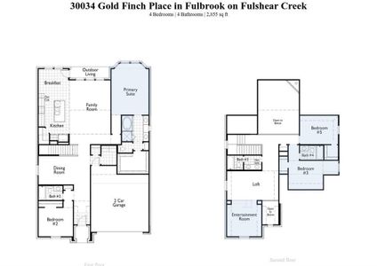 New construction Single-Family house 30034 Gold Finch Place, Fulshear, TX 77441 Richmond Plan- photo 1 1