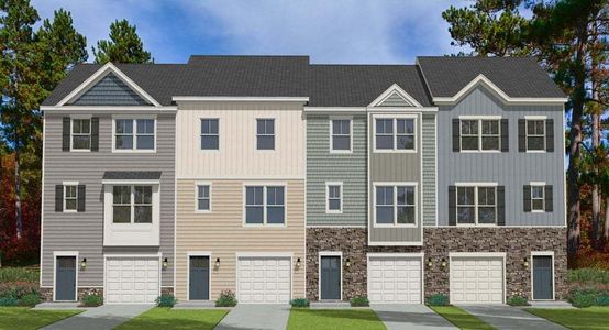 New construction Multi-Family house 833 Parc Townes Drive, Wendell, NC 27591 Linville- photo 0 0