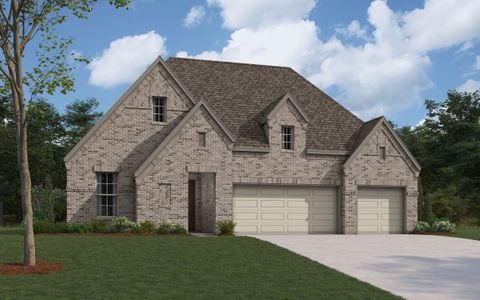New construction Single-Family house 16812 Massawana Dr, Fort Worth, TX 76247 The Bridgeport II - photo 2 2