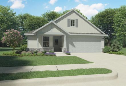 New construction Single-Family house 128 Spirit St, Elgin, TX 78621 Quartz | Trinity Ranch- photo 0 0