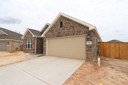 New construction Single-Family house 842 Wooded Heights Lane, Magnolia, TX 77354 Freestone- photo 1 1