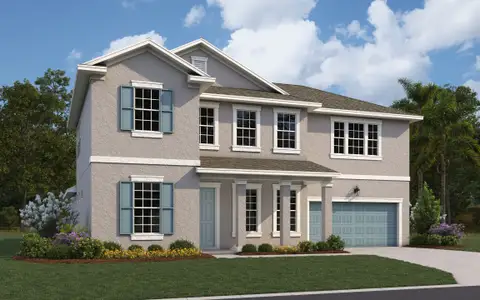 New construction Single-Family house 7487 Sea Manatee Street, Parrish, FL 34219 Ellington- photo 0