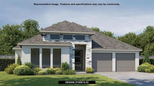 New construction Single-Family house 21015 Arena Cove Drive, Cypress, TX 77433 Design 2738W- photo 0