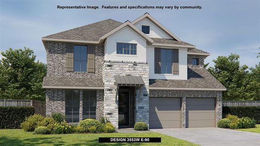 New construction Single-Family house Design 3553W, 792 Cedarwood Court, Haslet, TX 76052 - photo