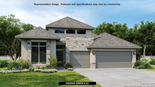 New construction Single-Family house 216 Paint Creek, Boerne, TX 78006 Design 2695W- photo 0 0