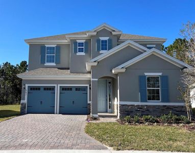 New construction Single-Family house 587 Via Bella Court, Howey-in-the-Hills, FL 34737 Biscayne- photo 0