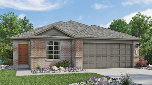 New construction Single-Family house Houghton, 159 Wolf Crest Blvd, Seguin, TX 78155 - photo