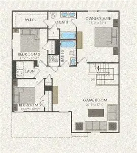 Pulte Homes, Sandalwood floor plan