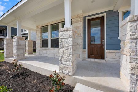 New construction Single-Family house 228 Travis Ln, Liberty Hill, TX 78642 Falcon Homeplan- photo