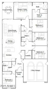 New construction Single-Family house 15755 W Kendall Street, Goodyear, AZ 85338 Clark II Plan 4076- photo