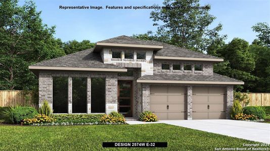New construction Single-Family house 1810 Knippa, San Antonio, TX 78253 Design 2574W- photo 0 0