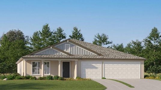 New construction Single-Family house 5045 Fiddle Fig Avenue, Wimauma, FL 33598 Lincoln- photo 0