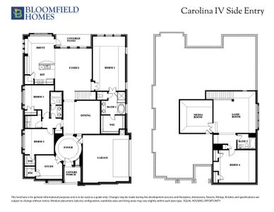 Carolina IV Side Entry Floor Plan