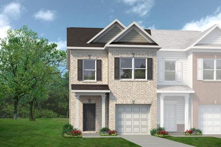 New construction Townhouse house 248 Dupont Drive, Unit 77, Cartersville, GA 30121 The Suwanee- photo 0