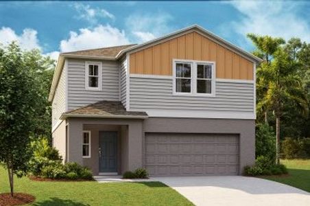 New construction Single-Family house 7767 Peace Lily Ave, Wesley Chapel, FL 33545 Valencia- photo 0