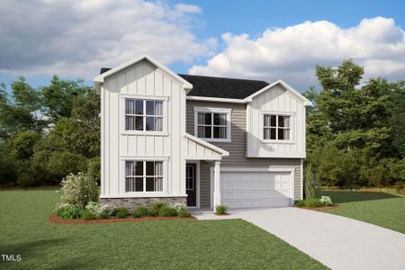 New construction Single-Family house 674 Barbour Farm Lane, Four Oaks, NC 27524 Shenandoah- photo 0