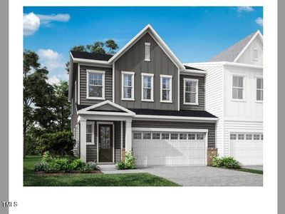 New construction Townhouse house 7900 Berry Crest Avenue, Raleigh, NC 27617 Grayson- photo 0