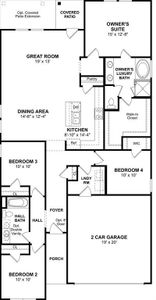 New construction Single-Family house 617 Bethpage Drive, Red Oak, TX 75154 Easton II- photo 0