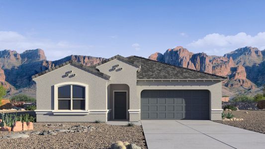 New construction Single-Family house 18333 W Smoketree Dr, Wittmann, AZ 85361 Blackstone- photo 0