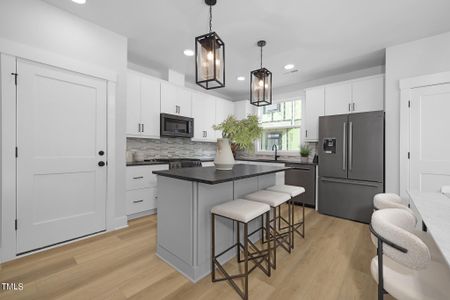 Kitchen with island