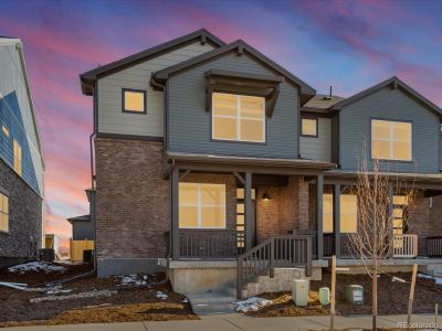 New construction Townhouse house 22250 E 8Th Avenue, Aurora, CO 80018 - photo 0