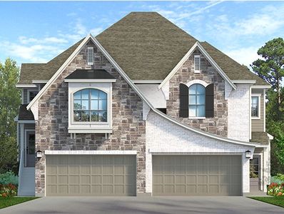 New construction Single-Family house 4910 Anders Lane, Manvel, TX 77578 Bungalo - Villas Collection- photo 1 1