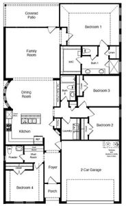 New construction Single-Family house 1508 Buzzard Road, Denton, TX 76205 BLUE JAY- photo 3 3