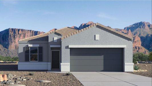 New construction Single-Family house 5189 E Midnight Star Drive, San Tan Valley, AZ 85143 - photo 0 0