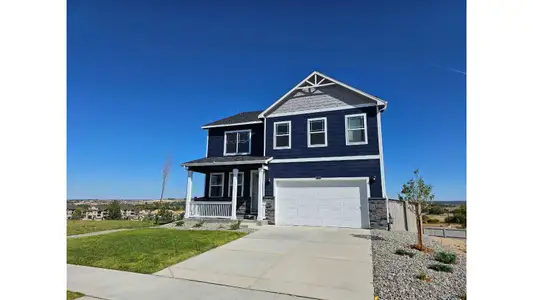 New construction Single-Family house 18265 Prince Hill Circle, Parker, CO 80134 BRIDGEPORT- photo 0