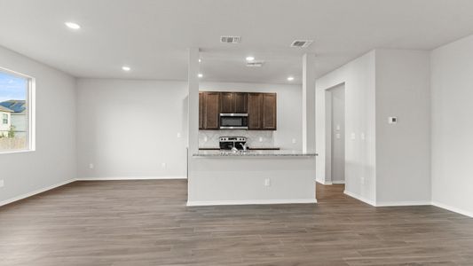 Family Room to Kitchen and Dining